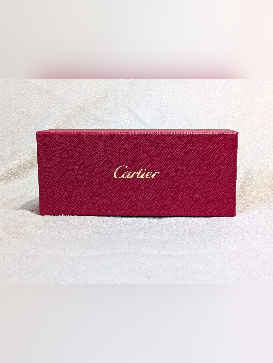 Cartier Glasses Sunglasses Storage Box Empty  Red